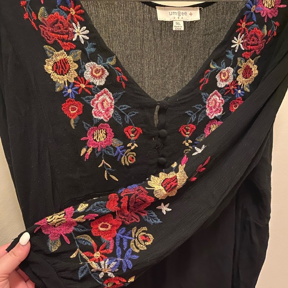 Black Crepe Dress - Picture 2 of 3